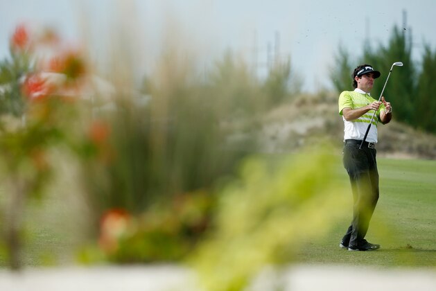 NASSAU, BAHAMAS - DECEMBER 05:  Bubba Watson of the United States watches his second shot on the tenth hole during the third round of the Hero World Challenge at Albany, The Bahamas on December 5, 2015 in Nassau, Bahamas  (Photo by Scott Halleran/Getty Images)
