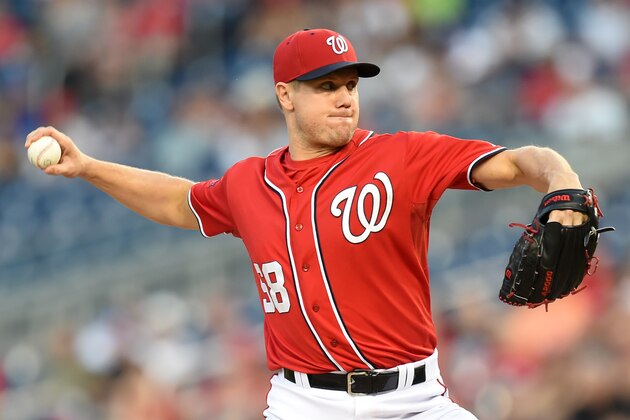 BALTIMORE, MD - SEPTEMBER 19:  Jonathan Papelbon #58 of the Washington Nationals pitches in the ninth inning for his 24th save during a baseball game against the Miami Marlins at Nationals Park on September 19, 2015 in Washington,DC.  The Nationals won 5-2.  (Photo by Mitchell Layton/Getty Images)