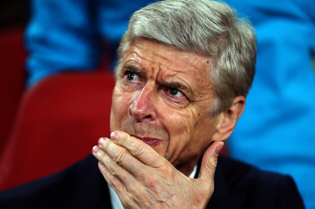 LONDON, ENGLAND - SEPTEMBER 29:  Arsene Wenger manager of Arsenal before the UEFA Champions League match between Arsenal and Olympiacos at the Emirates Stadium on September 29, 2015 in London, United Kingdom.  (Photo by Catherine Ivill - AMA/Getty Images)