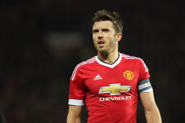 MANCHESTER, UNITED KINGDOM - OCTOBER 28: Michael Carrick of Manchester United during the Capital One Cup Fourth Round match between Manchester United v Middlesbrough at Old Trafford on October 28, 2015 in Manchester, United Kingdom. (Photo by Matthew Ashton - AMA/Getty Images) MANCHESTER, UNITED KINGDOM - OCTOBER 28: Michael Carrick of Manchester United during the Capital One Cup Fourth Round match between Manchester United v Middlesbrough at Old Trafford on October 28, 2015 in Manchester, United Kingdom. (Photo by Matthew Ashton - AMA/Getty Images)