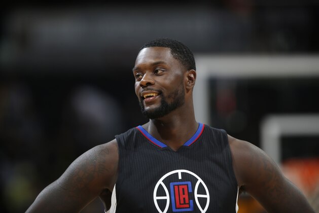 Los Angeles Clippers forward Lance Stephenson (1) in the second half of an NBA basketball game Tuesday, Nov. 24, 2015, in Denver. The Clippers won 111-94. (AP Photo/David Zalubowski)