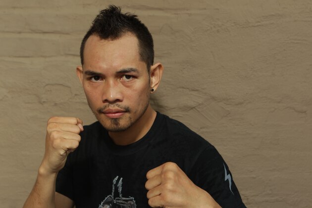 SANTA MONICA, CA - OCTOBER 15:  Nonito Donaire poses for a portrait during an open media workout on October 15, 2014 in Santa Monica, California.  (Photo by Alexis Cuarezma/Getty Images)