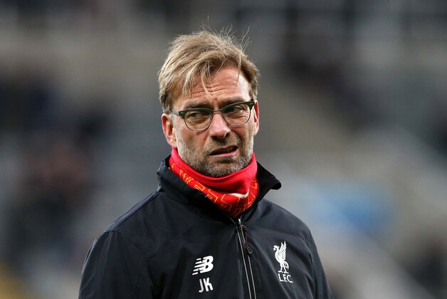 Liverpool's manager Jurgen Klopp awaits the start of the English Premier League soccer match between Newcastle United and Liverpool at St James' Park, Newcastle, England, Sunday, Dec. 6, 2015. (AP Photo/Scott Heppell)