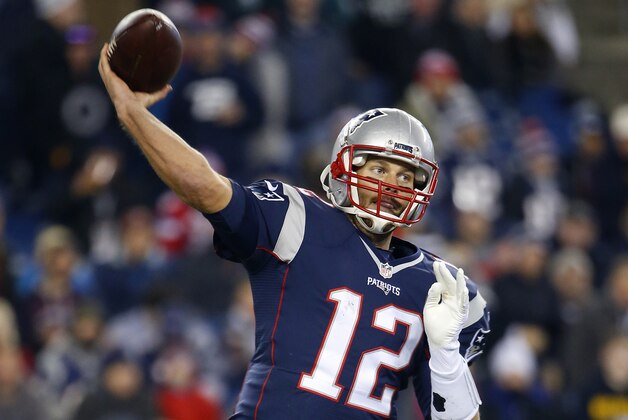 New England Patriots quarterback Tom Brady throws during a NFL football game against the Philadelphia Eagles at Gillette Stadium in Foxborough, Mass.Sunday, Dec. 6, 2015. (Winslow Townson/AP Images for Panini)