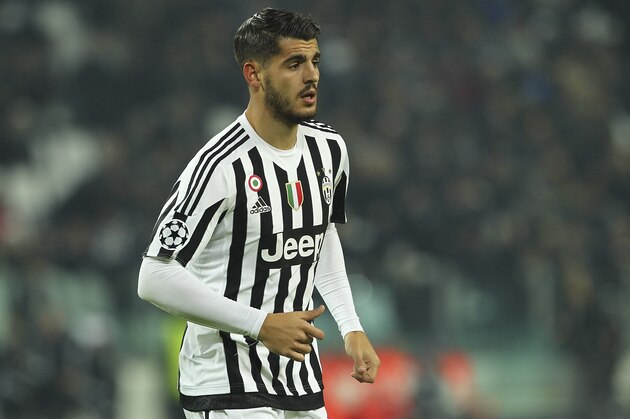 TURIN, ITALY - NOVEMBER 25:  Alvaro Morata of Juventus FC looks on during the UEFA Champions League group stage match between Juventus and Manchester City FC at Juventus Arena on November 25, 2015 in Turin, Italy.  (Photo by Marco Luzzani/Getty Images)