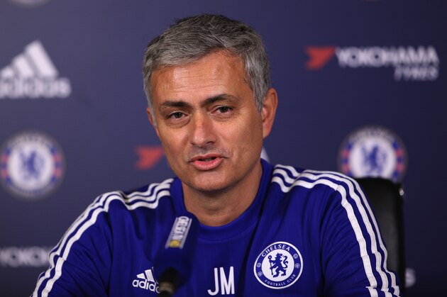 COBHAM, ENGLAND - DECEMBER 11:  Chelsea manager Jose Mourinho talks to the media during a press conference at Chelsea Training Ground on December 11, 2015 in Cobham, England.  (Photo by Ian Walton/Getty Images)