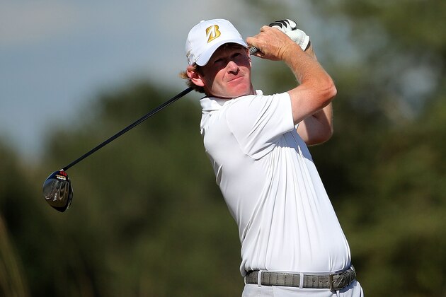 NAPLES, FL - DECEMBER 12:  Brandt Snedeker hits his tee shot on the  fifth hole during the final round of the Franklin Templeton Shootout at Tiburon Golf Club on December 12, 2015 in Naples, Florida.  (Photo by Mike Ehrmann/Getty Images)