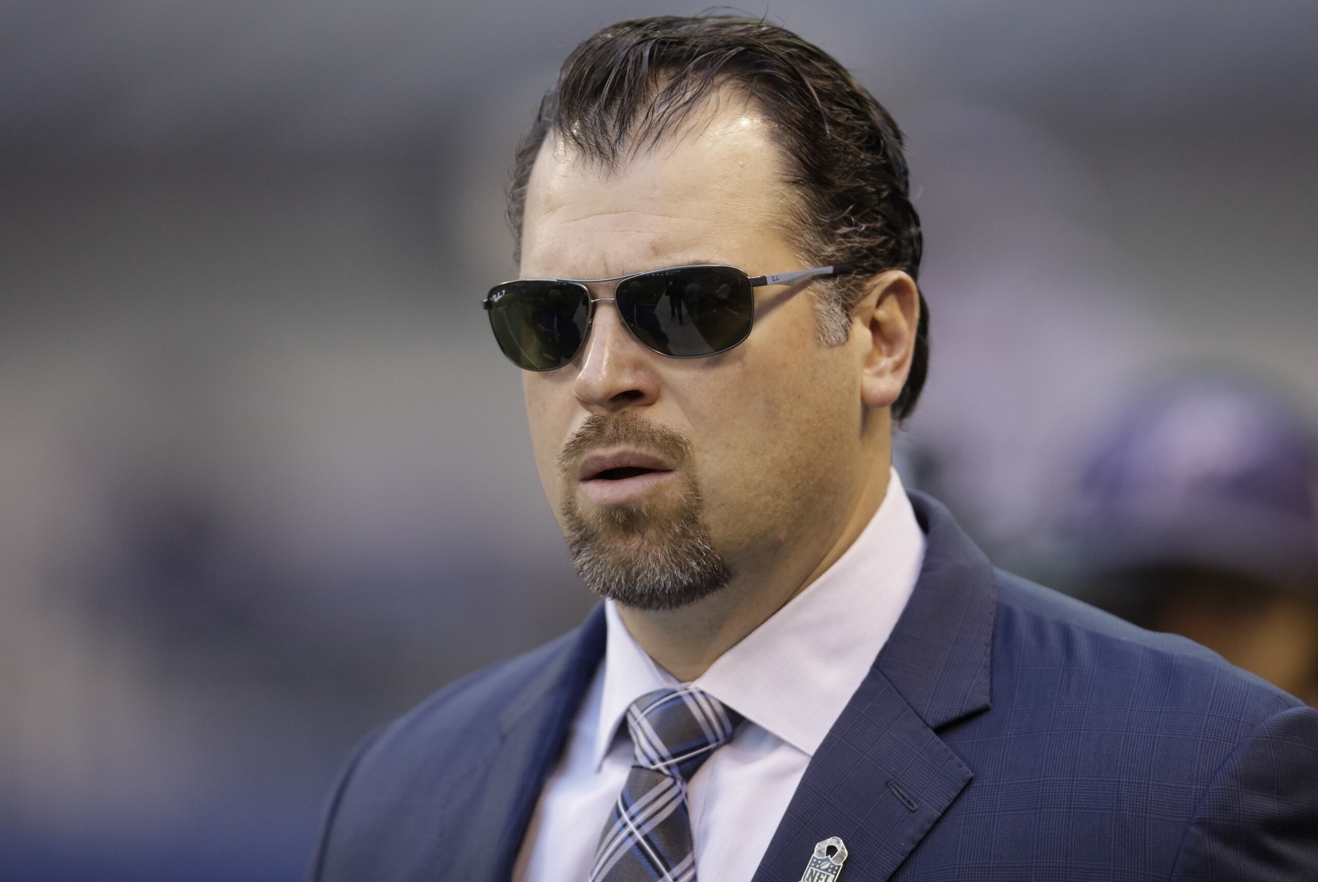 Indianapolis Colts general manager Ryan Grigson walks onto the field before the start of an NFL football game between the Indianapolis Colts and the Denver Broncos, Sunday, Nov. 8, 2015, Indianapolis. (AP Photo/AJ Mast) Indianapolis Colts general manager Ryan Grigson walks onto the field before the start of an NFL football game between the Indianapolis Colts and the Denver Broncos, Sunday, Nov. 8, 2015, Indianapolis. (AP Photo/AJ Mast)