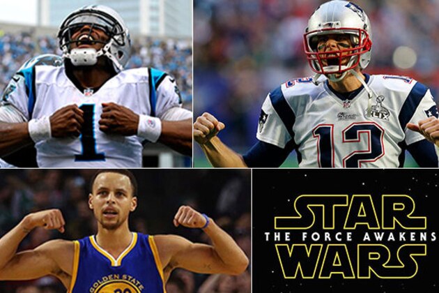 Cam Newton. Tom Brady. Stephen Curry. The Force, it is strong in them.