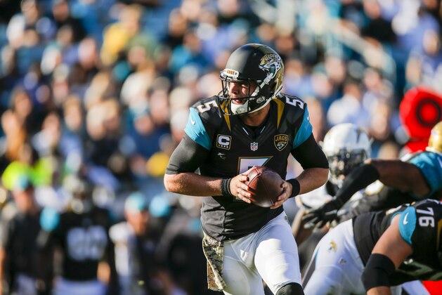 Jacksonville Jaguars wide receiver Rashad Greene (13) drops back to hand the ball off against the San Diego Chargers during an NFL Game at Everbank Field in Jacksonville, Fla. on Sunday, Nov. 29, 2015. (Chris Keane/AP Images for Panini)