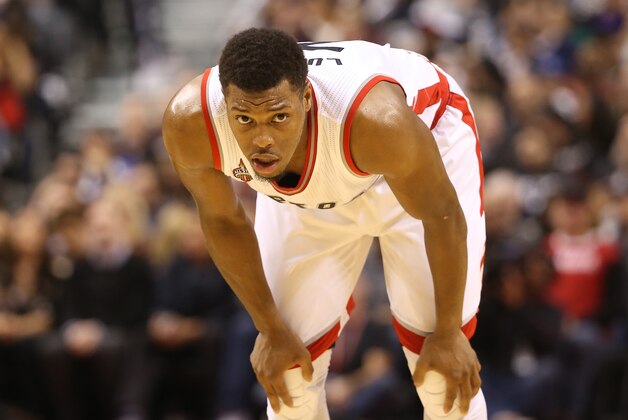 Nov 29, 2015; Toronto, Ontario, CAN; Toronto Raptors point guard Kyle Lowry (7) during their game against the Phoenix Suns at Air Canada Centre. The Suns beat the Raptors 107-102. Mandatory Credit: Tom Szczerbowski-USA TODAY Sports