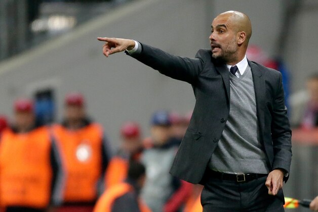 coach Josep Guardiola of Bayern Munchen during the Champion League group F match between FC Bayern Munich and Arsenal FC on November 4, 2015 at the Allianz Arena in Munich, Germany(Photo by VI Images via Getty Images)