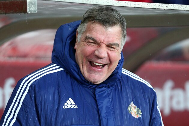 SUNDERLAND, ENGLAND - DECEMBER 12: Sam Allardyce, manager of Sunderland smiles prior to the Barclays Premier League match between Sunderland and Watford at the Stadium of Light on December 12, 2015 in Sunderland, United Kingdom.  (Photo by Mark Runnacles/Getty Images)