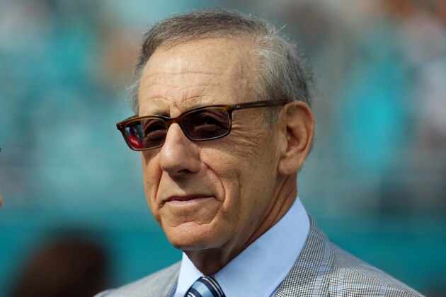 Miami Dolphins owner Stephen Ross during the first half of an NFL football game against the Indianapolis Colts, Sunday, Dec. 27, 2015, in Miami Gardens, Fla.  (AP Photo/Lynne Sladky)