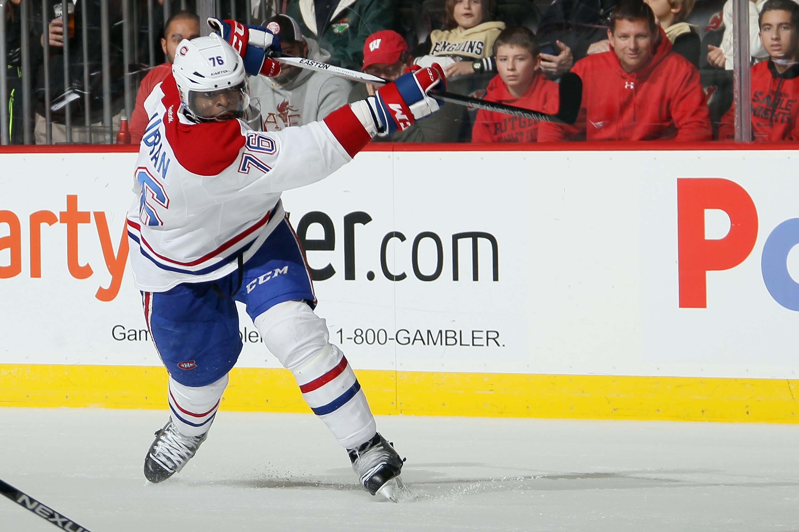 NEWARK, NJ - NOVEMBER 27:  P.K. Subban