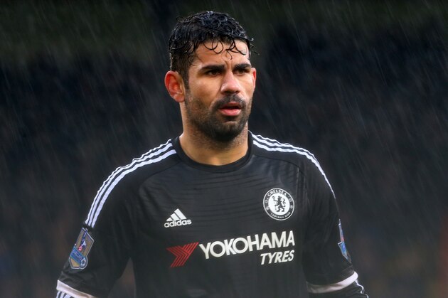 LONDON, ENGLAND - JANUARY 03:  Diego Costa of Chelsea during the Barclays Premier League match between Crystal Palace and Chelsea at Selhurst Park on January 3, 2016 in London, England.  (Photo by Catherine Ivill - AMA/Getty Images)