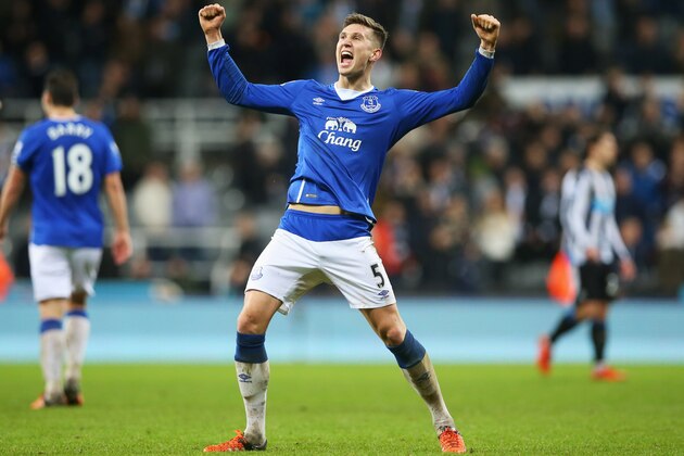 NEWCASTLE UPON TYNE, ENGLAND - DECEMBER 26: John Stones of Everton celebrates victory after the Barclays Premier League match between Newcastle United and Everton at St James' Park on December 26, 2015 in Newcastle upon Tyne, England. (Photo by Ian MacNicol/Getty Images) NEWCASTLE UPON TYNE, ENGLAND - DECEMBER 26: John Stones of Everton celebrates victory after the Barclays Premier League match between Newcastle United and Everton at St James' Park on December 26, 2015 in Newcastle upon Tyne, England. (Photo by Ian MacNicol/Getty Images)