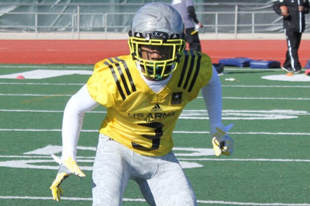 Jack Jones was impressive at Monday's West team practice in preparation for Saturday's U.S. Army All-American Bowl. A 4-star athlete who can play cornerback and wide receiver, Jones has a top five of Alabama, Oklahoma, Texas A&M, UCLA and USC.