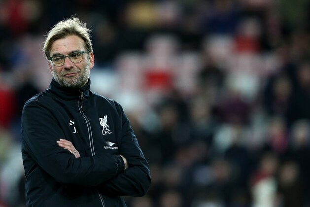 Liverpool's manager Jurgen Klopp awaits the start of the English Premier League soccer match between Sunderland and Liverpool at the Stadium of Light, Sunderland, England, Wednesday, Dec. 30, 2015. (AP Photo/Scott Heppell)