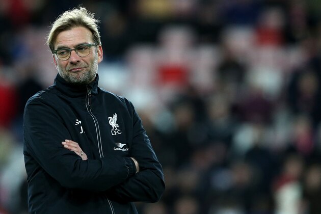 Liverpool's manager Jurgen Klopp awaits the start of the English Premier League soccer match between Sunderland and Liverpool at the Stadium of Light, Sunderland, England, Wednesday, Dec. 30, 2015. (AP Photo/Scott Heppell)