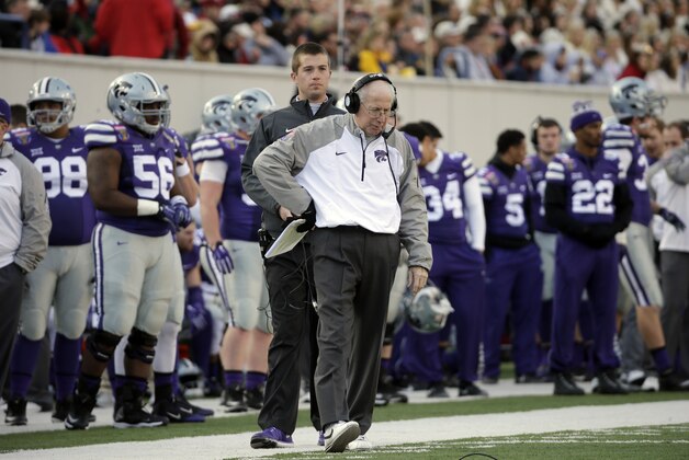 Kansas State head coach Bill Snyder walks the sideline in the first half of the Liberty Bowl NCAA college football game against Kansas State Saturday, Jan. 2, 2016, in Memphis, Tenn. (AP Photo/Mark Humphrey) Kansas State head coach Bill Snyder walks the sideline in the first half of the Liberty Bowl NCAA college football game against Kansas State Saturday, Jan. 2, 2016, in Memphis, Tenn. (AP Photo/Mark Humphrey)