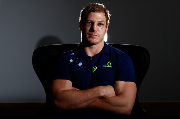 LONDON, ENGLAND - OCTOBER 27:  David Pocock of Australia poses for a portrait during an Australia media session at The Lensbury Hotel on October 27, 2015 in London, United Kingdom.  (Photo by Dan Mullan/Getty Images)