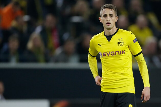 Adnan Januzaj of Borussia Dortmund during the Europa League group C match between Borussia Dortmund and Qäbälä FK on November 5, 2015 at the Signal Iduna Park stadium in Dortmund, Germany.(Photo by VI Images via Getty Images) Adnan Januzaj of Borussia Dortmund during the Europa League group C match between Borussia Dortmund and Qäbälä FK on November 5, 2015 at the Signal Iduna Park stadium in Dortmund, Germany.(Photo by VI Images via Getty Images)