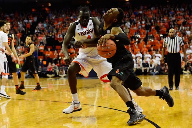 CHARLOTTESVILLE, VA - JANUARY 12:  Ja'Quan Newton