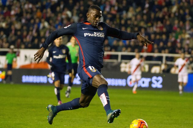 Atletico Madrid's Colombian forward Jackson Martinez runs with the ball during the Spanish league football match Rayo Vallecano de Madrid vs Club Atletico de Madrid at Vallecas stadium in Madrid on December 30, 2015. AFP PHOTO/ CURTO DE LA TORRE / AFP / CURTO DE LA TORRE (Photo credit should read CURTO DE LA TORRE/AFP/Getty Images) Atletico Madrid's Colombian forward Jackson Martinez runs with the ball during the Spanish league football match Rayo Vallecano de Madrid vs Club Atletico de Madrid at Vallecas stadium in Madrid on December 30, 2015. AFP PHOTO/ CURTO DE LA TORRE / AFP / CURTO DE LA TORRE (Photo credit should read CURTO DE LA TORRE/AFP/Getty Images)