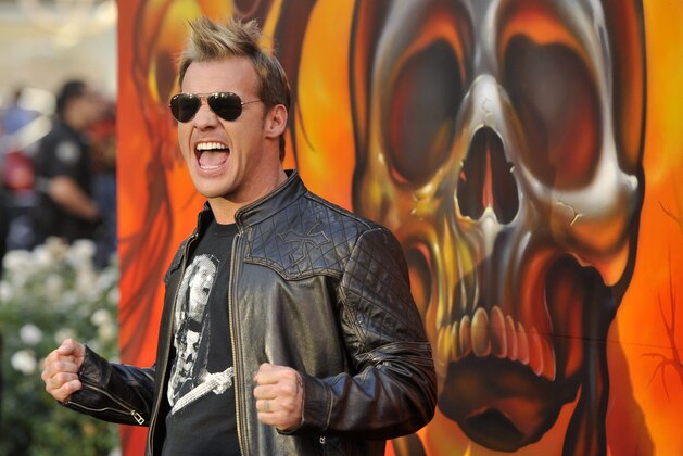 Host Chris Jericho poses at the 2013 Revolver Golden Gods Award Show at Club Nokia on Thursday, May 2, 2013 in Los Angeles. (Photo by Chris Pizzello/Invision/AP)