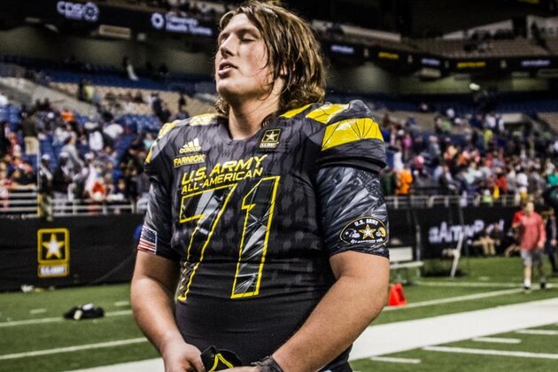 Offensive lineman Matt Farniok, a U.S. Army All-American and the No. 1 player out of the state of South Dakota, has a top three of Nebraska, Michigan State and Iowa.