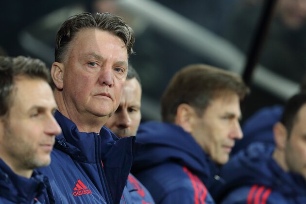 NEWCASTLE UPON TYNE, ENGLAND - JANUARY 12:  Louis van Gaal the head coach / manager of Manchester United during the Barclays Premier League match between Newcastle United and Manchester United at at St James' Park on December 19, 2015 in Newcastle Upon Tyne, England. (Photo by Matthew Ashton - AMA/Getty Images)