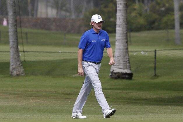Jan 15, 2016; Honolulu, HI, USA; PGA player Brandt Snedeker walks up to the 9th green during the second round of the Sony Open in Hawaii golf tournament at Waialae Country Club. Mandatory Credit: Brian Spurlock-USA TODAY Sports