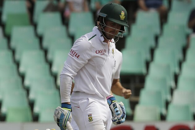 South Africa’s batsman Stiaan van Zyl, watches on after being bowled for 33 runs on the fourth day of the first test cricket match between South Africa and England, at Kingsmead in Durban, South Africa, Tuesday, Dec. 29, 2015. (AP Photo/Themba Hadebe)