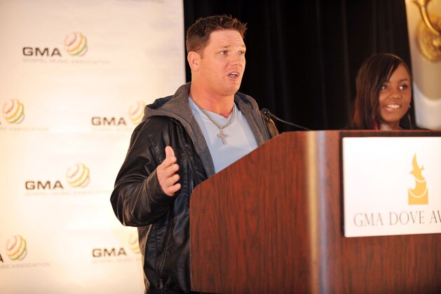 ATLANTA, GA - FEBRUARY 22: TNA Wrestler 'The Phenomenal'AJ Styles attends Dove Awards Press Conference at Georgian Terrace Hotel - Livingston on February 22, 2012 in Atlanta, Georgia. (Photo by Moses Robinson/Getty Images for Gospel Music Association) ATLANTA, GA - FEBRUARY 22: TNA Wrestler 'The Phenomenal'AJ Styles attends Dove Awards Press Conference at Georgian Terrace Hotel - Livingston on February 22, 2012 in Atlanta, Georgia. (Photo by Moses Robinson/Getty Images for Gospel Music Association)