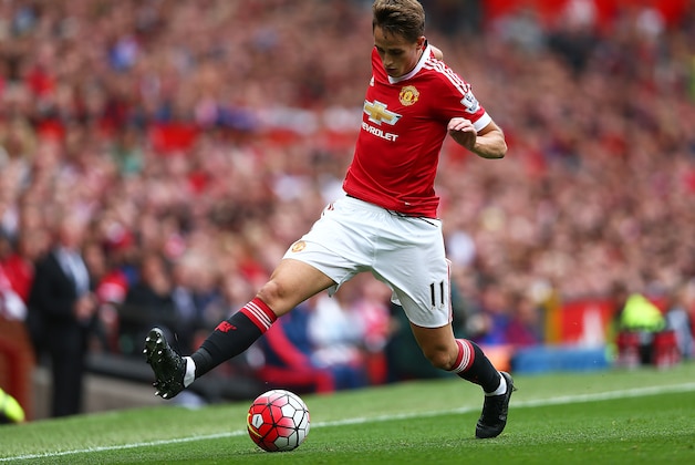 MANCHESTER, ENGLAND - AUGUST 22:  Adnan Januzaj of Manchester United in action during the Barclays Premier League match between Manchester United and Newcastle United at Old Trafford on August 22, 2015 in Manchester, United Kingdom.  (Photo by Clive Brunskill/Getty Images)
