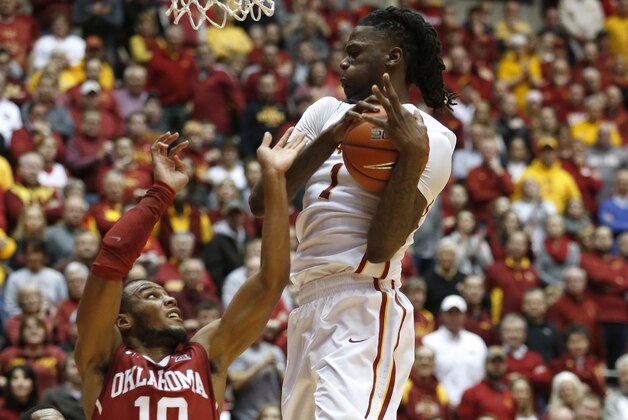 AMES, IA - JANUARY 18: Jameel McKay