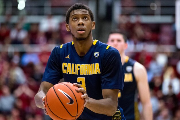 Jan 14, 2016; Stanford, CA, USA; California Golden Bears guard Tyrone Wallace (3) takes a free throw against the Stanford Cardinal in the 2nd half  at Maples Pavilion. Mandatory Credit: John Hefti-USA TODAY Sports