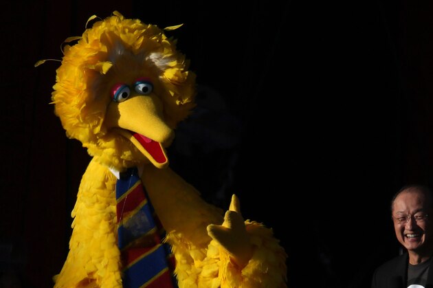 World Bank Group President Dr. Jim Yong Kim speaks alongside