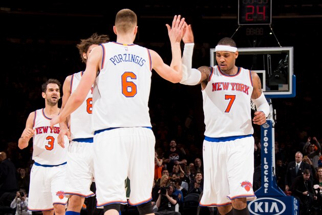 NEW YORK, NY - JANUARY 10:  Carmelo Anthony