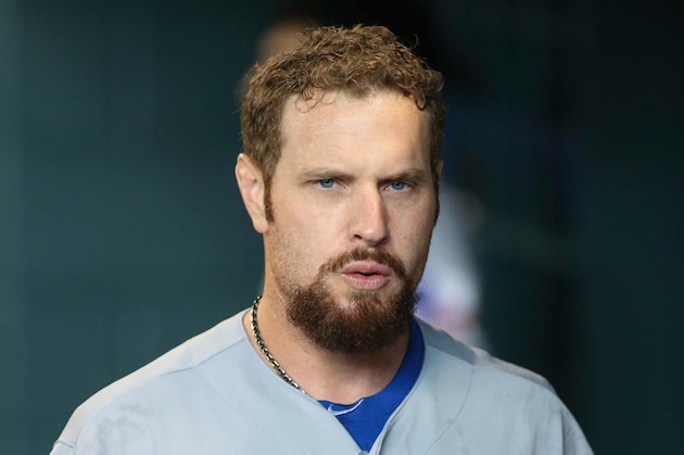 Jul 19, 2015; Houston, TX, USA; Texas Rangers right fielder Josh Hamilton (32) before a game against the Houston Astros at Minute Maid Park. Mandatory Credit: Troy Taormina-USA TODAY Sports