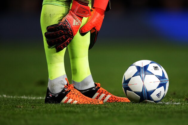 Champions League ball during the UEFA Champions League group B match between Manchester United and  PSV Eindhoven on November 25, 2015 at Old Trafford in Manchester, England(Photo by VI Images via Getty Images)