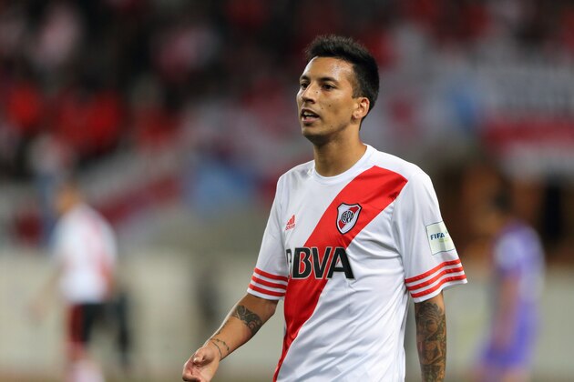 OSAKA, JAPAN - DECEMBER 16: Leonel Vangioni of River Plate during the FIFA World Club Cup Semi-Final between Sanfrecce Hiroshima and River Plate at Osaka Nagai Stadium on December 16, 2015 in Osaka, Japan.  (Photo by Matthew Ashton - AMA/Getty Images)