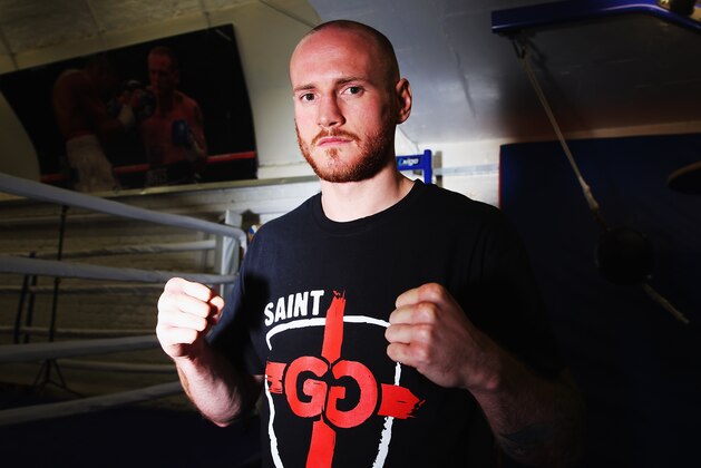 LONDON, ENGLAND - JANUARY 26:  George Groves poses for a photo after a media workout ahead of his clash with Andrea di Luisa in Hammersmith on January 26, 2016 in London, England.  (Photo by Bryn Lennon/Getty Images)
