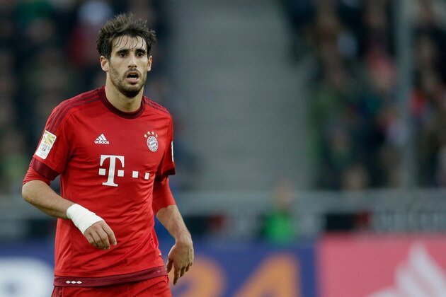 Javi Martinez of Bayern Munchen during the Bundesliga match between Borussia Mönchengladbach and Bayern München on December 5, 2015 at the Borussia-Park in Mönchengladbach, Germany.(Photo by VI Images via Getty Images)