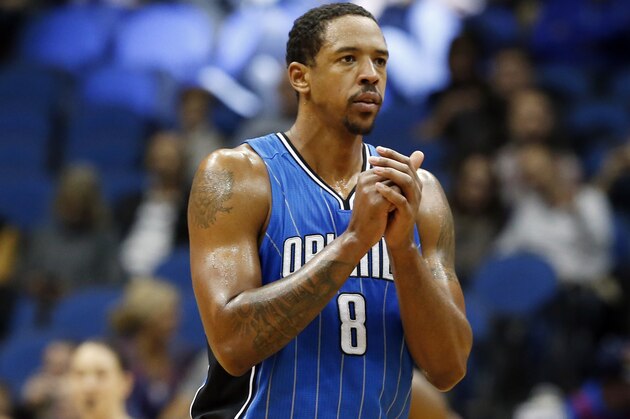 Orlando Magic’ Channing Frye plays in the second half of an NBA basketball game against the Minnesota Timberwolves, Tuesday, Dec. 1, 2015, in Minneapolis. (AP Photo/Jim Mone)