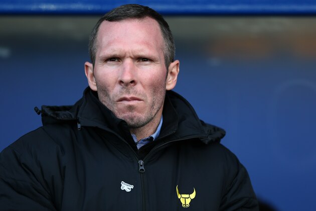 OXFORD, ENGLAND - JANUARY 10:  Michael Appleton the manager of Oxford United looks on during The Emirates FA Cup third round match between Oxford United and Swansea City at the Kassam Stadium on January 10, 2016 in Oxford, England.  (Photo by Michael Steele/Getty Images)