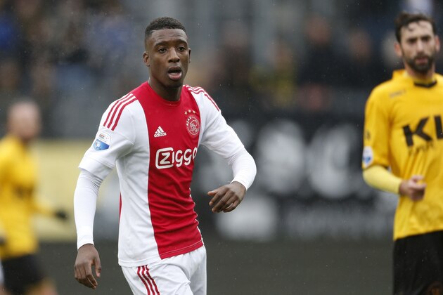 Riechedly Bazoer of Ajax during the Dutch Eredivisie match between Roda JC Kerkrade and Ajax Amsterdam at the Parkstad Limburg stadium on January 31, 2016 in Kerkrade, The Netherlands(Photo by VI Images via Getty Images)
