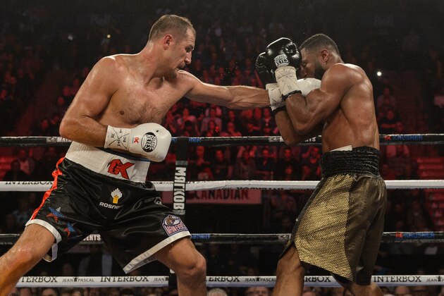 MONTREAL, QC - JANUARY 30: Sergey Kovalev of Russia lands a punch on Jean Pascal of Canada during the WBO, WBA, and IBF light heavyweight world championship match at the Bell Centre on January 30, 2016 in Montreal, Quebec, Canada. (Photo by Minas Panagiotakis/Getty Images) MONTREAL, QC - JANUARY 30: Sergey Kovalev of Russia lands a punch on Jean Pascal of Canada during the WBO, WBA, and IBF light heavyweight world championship match at the Bell Centre on January 30, 2016 in Montreal, Quebec, Canada. (Photo by Minas Panagiotakis/Getty Images)