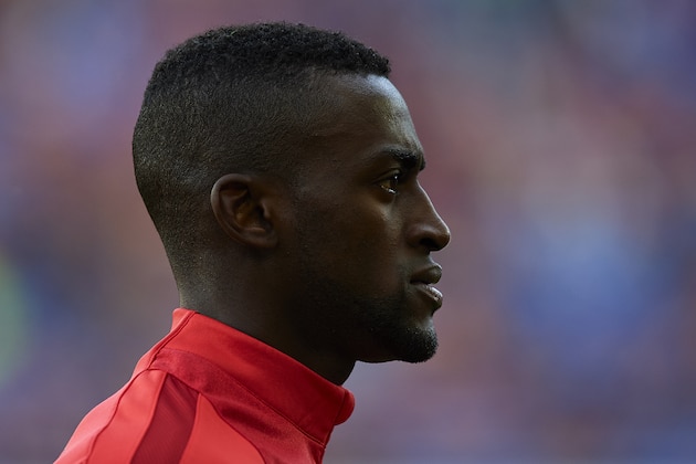 BARCELONA, SPAIN - JANUARY 30:  Jackson Martinez of Atletico de Madrid looks on prior to the La Liga match between FC Barcelona and Atletico de Madrid at Camp Nou on January 30, 2016 in Barcelona, Spain.  (Photo by Manuel Queimadelos Alonso/Getty Images)